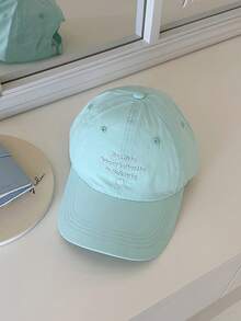 1 件装软顶轻质速干网眼夏季棒球帽，情侣透气户外休闲运动帽，带小情书硅胶装饰的防晒帽 - 速乾棒球帽 - 查看 20