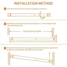 New 2Pcs Tension Rod Tier Window Short Curtain Rod,12 To 20inch, , All Short Expandable Spring Loaded Curtain Tension Rods For Cboard, , All Window - 12 - 20- 2 Pack - View 6