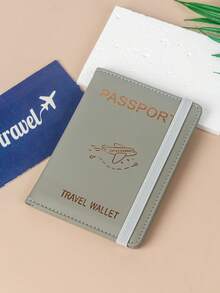 Passport Holder Wallet, Travel RFID Blocking Passport Cover With Elastic Band, Multi-Layer Card Slots, SIM Card Slot, Multifunctional Wallet & Card Case For Back To School Lightweight For Travel For Flight