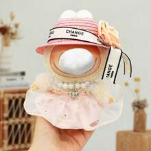 [仅衣服] 17CM 太阳帽，3 件套 服装套装（不含娃娃） - 彩色 - 查看 8