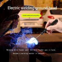 Pluma de alimentación de alambre TIG, alimentador de dedo para soldadura, accesorios de soldadura TIG, pluma de alambre de soldadura, soporte de varilla de alimentación, herramienta de soldadura de metal - Plateado - Ver 8