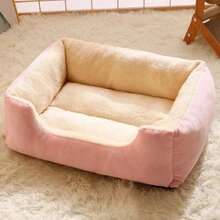 Bed For Cats Pet Products Cushions Kitten Winter Accessories Dog All Houses Supplies Things Accessory Habitats Basket House Beds - Gray - 查看 1