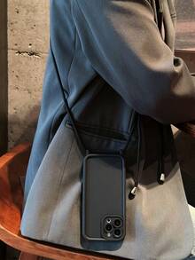 钥匙扣、挂绳时尚手机壳防水防震防摔防刮 - 黑色 - 查看 5