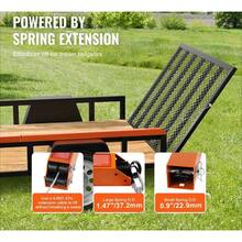 Tailgate Utility Trailer Gate & Ramp Lift Assist System 180 Lbs Capacity - Black - View 2