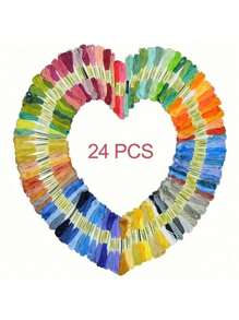 24/36/50/100 Colors Bracelet Threads Set, 8m Length, Embroidery Threads, Polyester Threads, For Embroidery, Craft, Cross Stitch