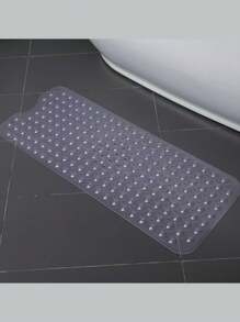Alfombra de baño extra larga con ventosas, alfombra de baño antideslizante y lavable, alfombra de ducha con masaje para los pies y orificios de drenaje, suave y cómoda, material de PVC adecuado para el hogar, el hotel y los viajes en coche, disponible en varios colores, accesorios de baño ideales. Decoración de otoño para el baño, vuelta al cole