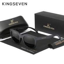 KINGSEVEN Lunettes pour hommes, lunettes de soleil extérieures, pêche, conduite, retour à l'école, look de prépa