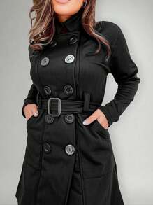 Casaco Moletom Sobretudo Feminino Inverno