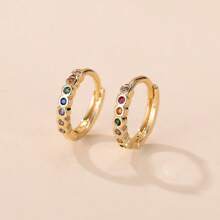 1 Pair Minimalist Compact Stylish Cute Earrings For Women, Everyday Wear Jewelry