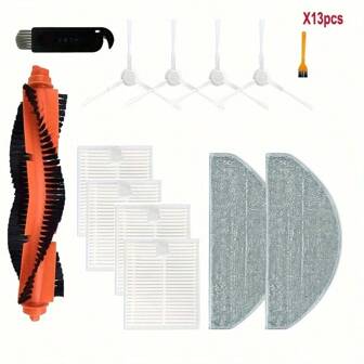 Per Xiaomi Robot Aspirapolvere E10 E12 B112: Rullo, Spazzola laterale, Filtro HEPA, Panno per mocio, Stracci, Accessori