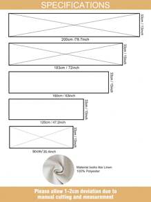1 pieza Camino de mesa de arte abstracto - Patrón de remolino vibrante, lavable a máquina, 13x35.4/47.2/63/72/78.7 pulgadas, impresión digital para decoración de mesa de comedor, cocina y sala de estar moderna del hogar, mantel decorativo | Diseño de patrón audaz | Tela de textura suave, decoración de centros de mesa, decoración de otoño, decoración de otoño, decoración de habitación