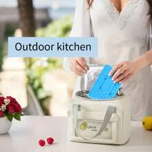 1/2/6 حزمة ثلج مبرد - صندوق تبريد ثلجي للخارج - قابل لإعادة الاستخدام، طويل الأمد، حزمة تجميد بارد لصندوق التبريد والحقائب المحمولة للحفاظ على طعام طازج، مناسب للنزهات والمغامرات الخارجية، السفر الخارجي، التخييم، النقل، الطلبات الخارجية والاستخدام المنزلي، عيد الميلاد، هالوين