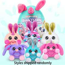 ZURU Peluche de animal de peluche coleccionable Bunnycorn Rainbocorns Surprise, huevos sorpresa, pegatinas, para niñas y niños de 3+ años (aleatorio) - multicolor - Ver 3