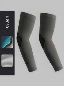 Manicotti per braccia rinfrescanti, unisex, dalla vestibilità morbida e ampia, protezione UV, coperture per gomiti sportive e ciclismo, traspiranti ed elastici, adatti per l'estate