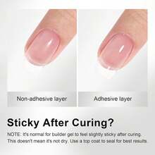 L'UGX Rubber Base Gel Polish - 0% Acid, 15ml Flexible &Amp; Long-Lasting Gel Base Coat, Stronger Adhesion Rubber Gel Base For Nails, Ideal For DIY &Amp; Nail Salon Use. - Build Gel - View 8