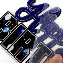 1 set Acrilico Decorazione da tavolo per il 18° compleanno, blu - Brindisi per il regalo del 18° compleanno, decorazioni con targa con slogan per la cerimonia dei 18 anni (disponibili altri numeri)