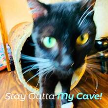 Hollow Log Cat Hideaway Indoor Outdoor Kitten Hideout Tunnel And Play Cave - Brown - View 4