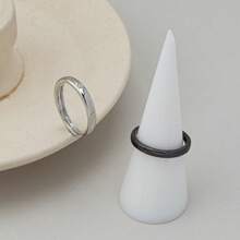 1pc Fashionable Romantic Day And Night-Themed Monochrome Sun & Moon Couple Rings, Suitable For Daily Wear, Banquets, Parties, Gifts