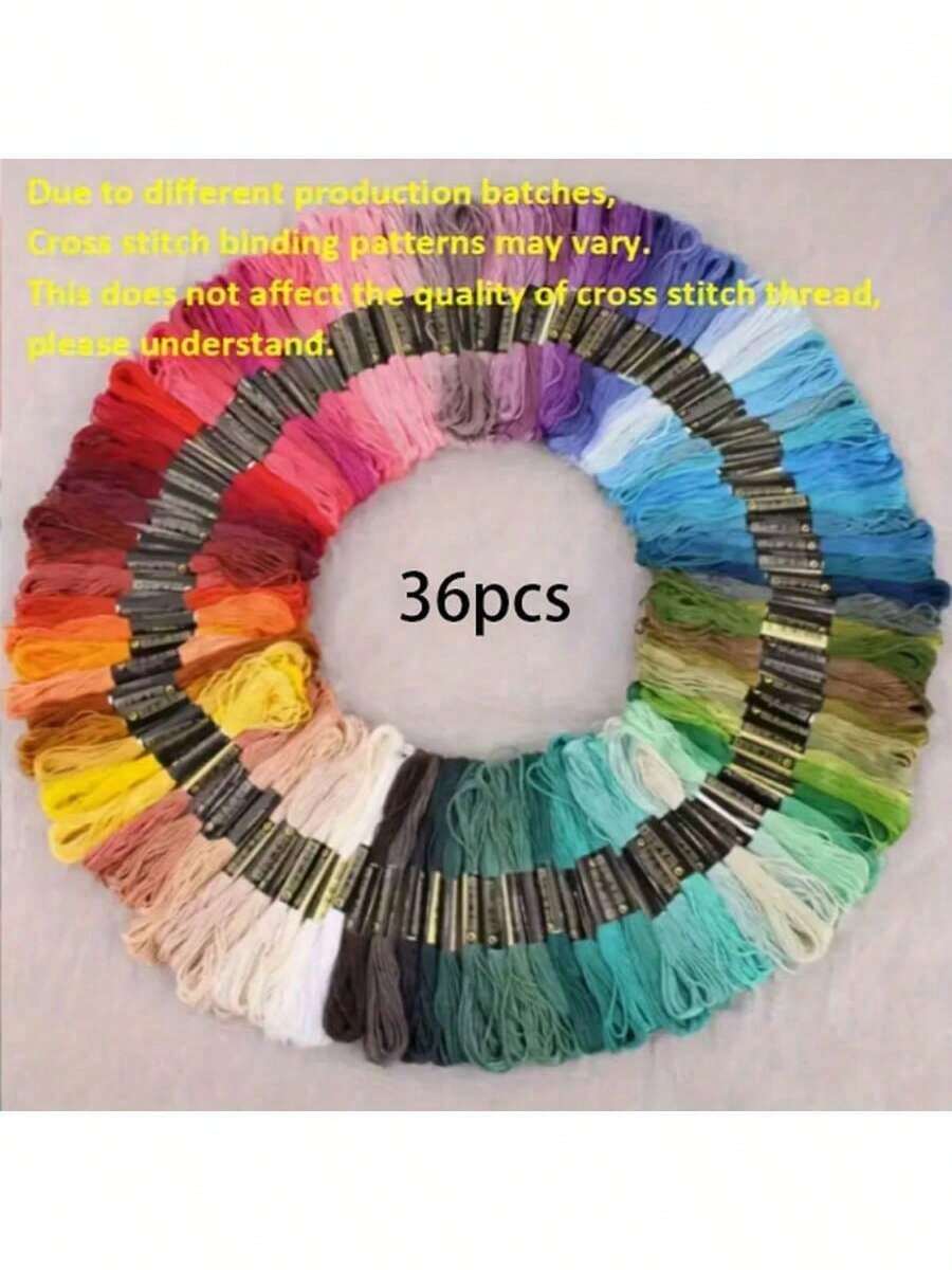 24/36/50/100 Colors Bracelet Threads Set, 8m Length, Embroidery Threads, Polyester Threads, For Embroidery, Craft, Cross Stitch
