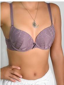 RITA SENSUAL BR6033C 3 Sujetadores de rombos copa C 3 piezas en colores diferentes - Gris - Ver 2