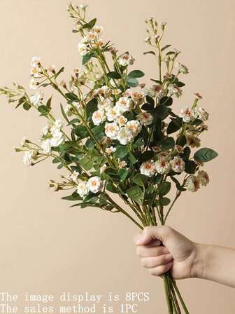 1 Bouquet/2 Bouquets Artificial Champagne Roses, 70cm Artificial Fake Flowers Ideal For Wedding Decoration, Valentine'S Day Decor, Birthday Decor, Anniversary Decor, Home Decor,Table Decor,Bedroom And Bathroom Room Decor,Desk Decor,Room Decoration Stuff,Autumn Decor,Fall Autumn Decor ,Table Decor,Plant Pot Decor