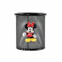 1pc  &  Pen Holder - Lightweight Mesh Design Desktop Organizer Box, Suitable For School & Office Supplies, Pink, Red And Blue Perfect Gifts - Multicolor - View 14