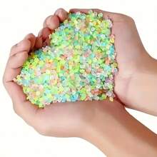1000/2000/4000 Pieces/Bag, Luminous Sand In Garden Sand, Mini Fairyland Decoration, Aquarium Artificial Luminous Stone, Potted Decorative Stone, Potted Plants, Succulent Plants, DIY Decoration