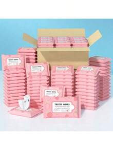 100 片 - 10 包 [每包 10 片（10 尺寸表示只有 1 包，而不是 10 包湿巾，请在订购前阅读规格）便携式湿巾用于清洁、厨房清洁、污渍清洁，适用于日常家居清洁户外旅行配件、万圣节圣诞节礼物