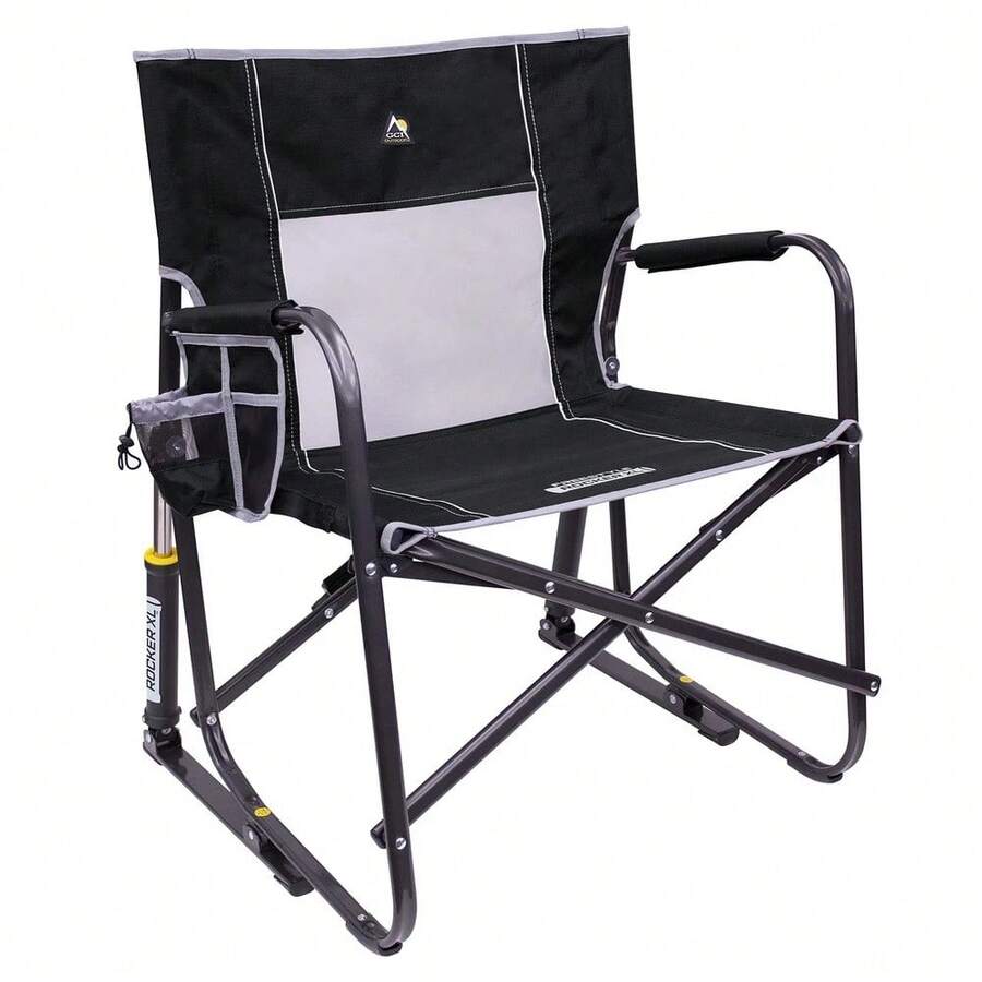 Outdoor Freestyle Rocker XL Heavy Duty Folding Rocking Chair 400 Lb Capacity - 1 - View 1