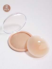 2/4/6 件可重复使用硅胶乳贴，无肩带隐形自粘式乳房花瓣，便携式礼品盒，女士内衣配件防止乳头突出