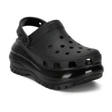 Crocs Sandalias deportivas hombre/mujer de suela gruesa y duradera, cómodas sandalias tipo slip-on para interior y exterior, modelo 207988-001