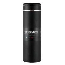 1 Stück 500ml auslaufsichere Edelstahl-Vakuumflasche mit großem Fassungsvermögen, tragbare und handgehaltene Thermosflasche mit großem Fassungsvermögen und Trinkhalm, Edelstahl-Sportwasserflasche, Wärmerhaltung bis zu 6-12 Stunden, 304 Edelstahl-Raumflasche, Fitness, Sport, Outdoor, Auto, Reisen, Trinktasse und -flasche