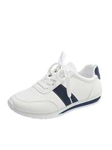 1 par de zapatillas de lona planas y casuales, versátiles para exteriores, verano, escuela, adolescentes