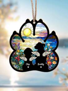 Regalo de condolencia personalizado por la pérdida de una mascota, Souvenir memorial personalizado de perro en forma de atrapasol, En memoria del perro fallecido, Regalo conmemorativo de mascota, Regalo para recordar a tu perro