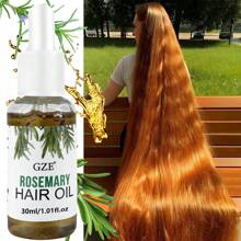 GZE Organic Rosemary Scalp & Hair Strengthening Oil For All Hair Types | Nourishing & Volumizing Dried Flower Essential Hair Care Oil 30ml