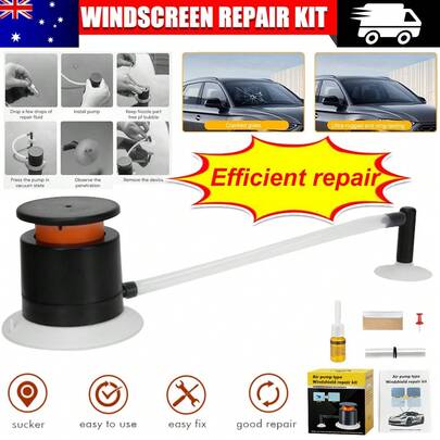 Car Windshield Repair Kit Windscreen Crack Repaired Chips Cracks Recovery Wind Glass