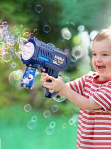 1Set 29 Holes Bubble Gun Electric Automatic Bubble Blower Children's Portable Outdoor Wedding Party Toys Children's Birthday Gifts Gifts (Without Bubble Solution And Batteries) Electric Bubble Blower, Children's Automatic Bubble Blower, Children's Bubble Blower Outdoor Toys Suitable For Children's Birthday Gifts (The Colors Of Some Accessories Are Random)
