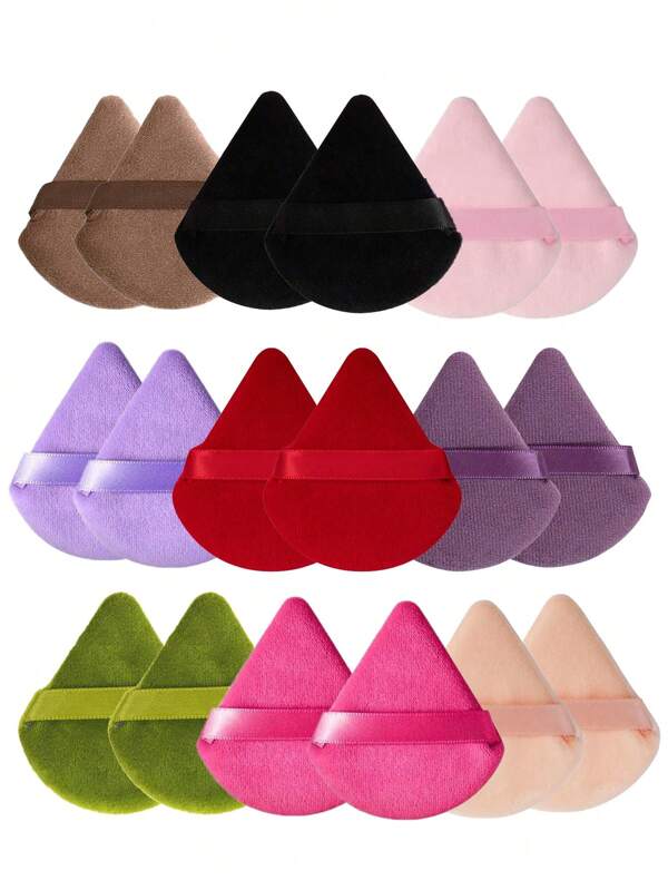 2pcs Soft Makeup Sponges, High Density Sponge Soft & Bouncy For Better Base Makeup, Suitable For Wet & Dry Use, Convenient For Outdoor & Travel