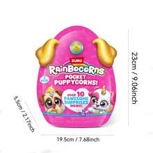 ZURU Rainbocorns Pocket Puppycorn 3 Packs ,Toy Puppy Dog Mini Unboxing Girls Gifting Idea, Toys For Girls, Kid's Birthday Gift