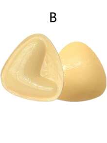 1 对双面粘性胸罩插入物粘合胸垫聚拢丰胸垫可重复使用加厚超即时提升插入物 - 彩色 - 查看 19