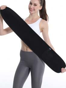 1pc Silver Ion Tummy Control Belt, Waist Trimmer, Slimming Belt With Phone Pouch For Women