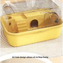 大空间仓鼠笼透气透明盖子可打开亚克力仓鼠围栏老鼠金丝熊小动物