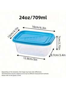 10 pezzi Contenitori per alimenti impilabili con coperchi, scatole per il pranzo in plastica, adatti per cereali, carne, frutta e verdura - lavabili in lavastoviglie e microonde, per la conservazione in cucina, decorazione della stanza, adatti per cucina, ristorante, feste, campeggio, riunioni, regalo per amici e familiari, forniture per il ritorno a scuola