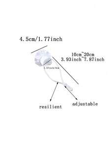 1件/2件新款仓鼠厨师帽，仓鼠搞笑变身厨师帽，仓鼠，豚鼠，小宠物帽，蛇，鹦鹉，鸟，鸡，鸭，蜥蜴帽 - 彩色 - 查看 2