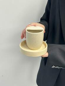 1 件北欧风格带镂空陶瓷咖啡杯，ins 美式拿铁咖啡杯，家用饮水杯，便携式旅行杯，节日礼物，生日祝福，派对用品，送给男朋友和女朋友的开学礼物