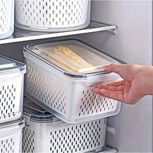 6pcs Transparent Plastic Food Storage Containers With Lids - Reusable, Multipurpose Airtight Containers, Ideal For Refrigerator Organization To Store Fruits, Vegetables And Dry Goods, Good Preservation Effect, Ventilation Design, Easy To View - Multicolor - View 12