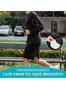 10/50/100 pezzi Pastiglie assorbenti per sudore sportivo, ultra sottili, traspiranti, invisibili, sottobraccio unisex, comodi, inodori, che assorbono il sudore, protezione contro il sudore, pastiglie assorbenti per il sudore, antitranspirazione (13 x 9 cm)