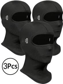 3Pcs/2Pcs/1 Balaclava Face Mask, Summer Cooling Neck Gaiter, UV Protector Motorcycle Ski Scarf For Men/Women, UV Protection & Wind Protection Summer Cooling Neck Gaiter, UV Protector Motorcycle Ski Scarf For Men/Women