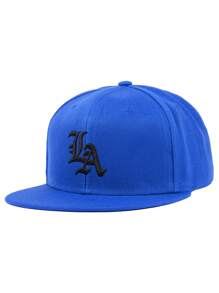 1 pièce Casquette de Baseball pour hommes avec broderie lettres LA, casquette Hip Hop. Convient pour la rue, l'extérieur, les sports, les vacances, les cadeaux. Accessoire de mode.