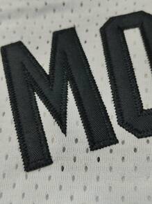 Jersey de baloncesto para hombres n.º 12 verde y blanco sin mangas con cuello redondo amplio y bordado de letras y números, adecuado para baloncesto, deportes, running y fitness
